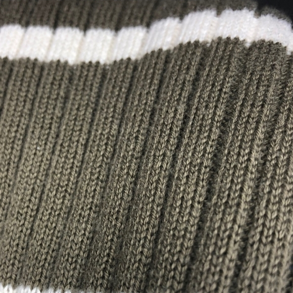 Ralph Laure olive and cream striped sweater - Picture 4 of 5